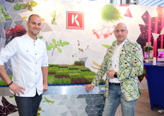 Michel Lankhaar en Thijs van Woerkom van Koppert Cress.